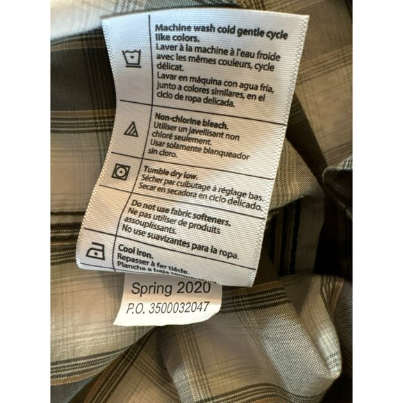 Carhartt Force Relaxed Fit Plaid Short Sleeve Shirt Size M - Picture 8 of 8